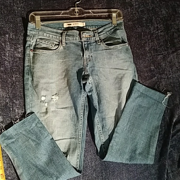 Levis 524 skinny  jean size 1 lenght 30" - Picture 3 of 8